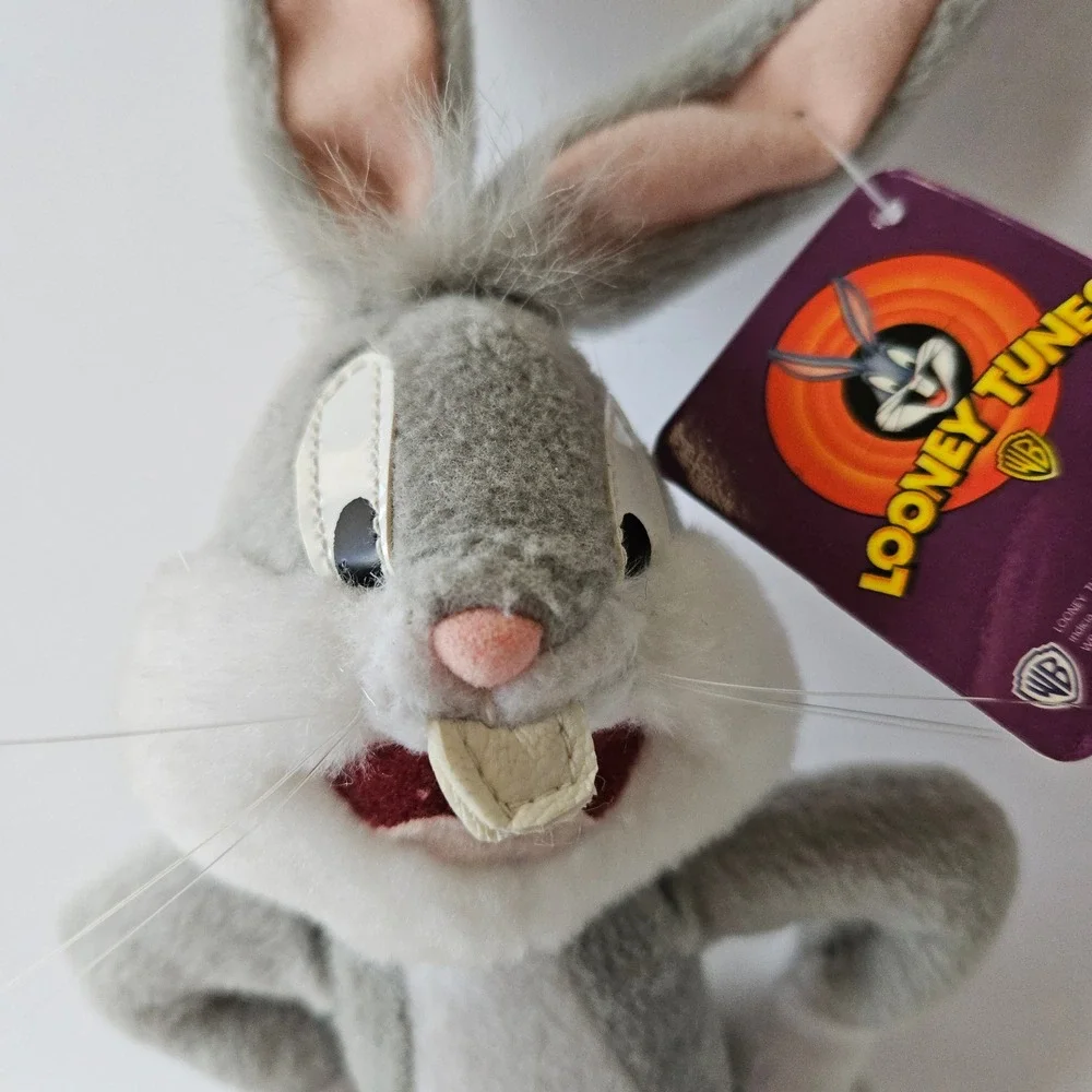 Nanco Looney Tunes BUGS BUNNY 10in Plush Stuffed Beanie Animal‎ 2003
